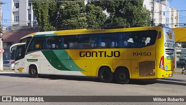 Empresa Gontijo de Transportes 19450 na cidade de Governador Valadares, Minas Gerais, Brasil, por Wilton Roberto. ID da foto: 7923827.