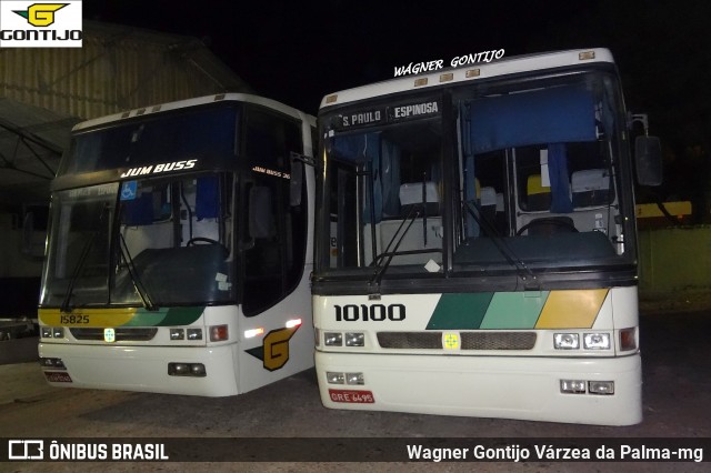 Empresa Gontijo de Transportes 10100 na cidade de Pirapora, Minas Gerais, Brasil, por Wagner Gontijo Várzea da Palma-mg. Número da foto: #7925539.