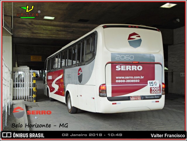 Viação Serro 2060 na cidade de Belo Horizonte, Minas Gerais, Brasil, por Valter Francisco. Número da foto: #7926235.