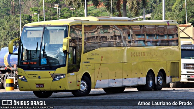 Viação Itapemirim 48113 na cidade de Fervedouro, Minas Gerais, Brasil, por Athos Lauriano do Prado. ID da foto: 7925369.