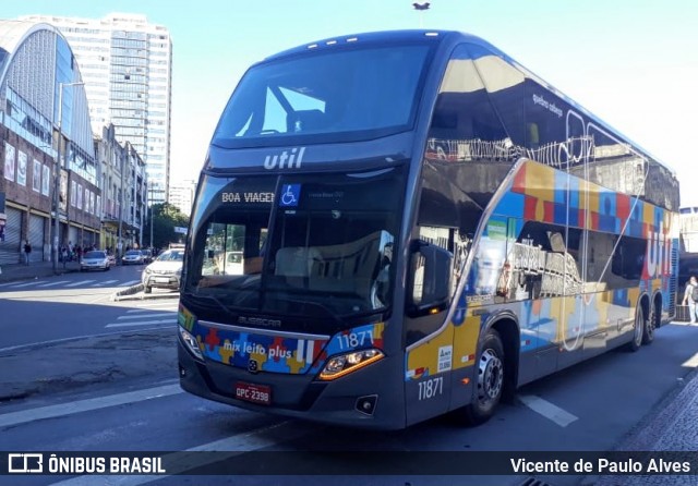 UTIL - União Transporte Interestadual de Luxo 11871 na cidade de Belo Horizonte, Minas Gerais, Brasil, por Vicente de Paulo Alves. Número da foto: #7926344.