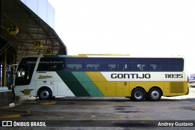 Empresa Gontijo de Transportes 11835 na cidade de Perdões, Minas Gerais, Brasil, por Andrey Gustavo. Número da foto: #7925883.
