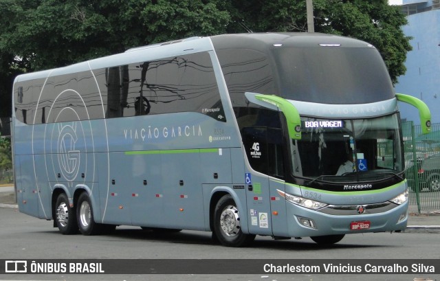 Viação Garcia 8534 na cidade de São Paulo, São Paulo, Brasil, por Charlestom Vinicius Carvalho Silva. Número da foto: #7926524.