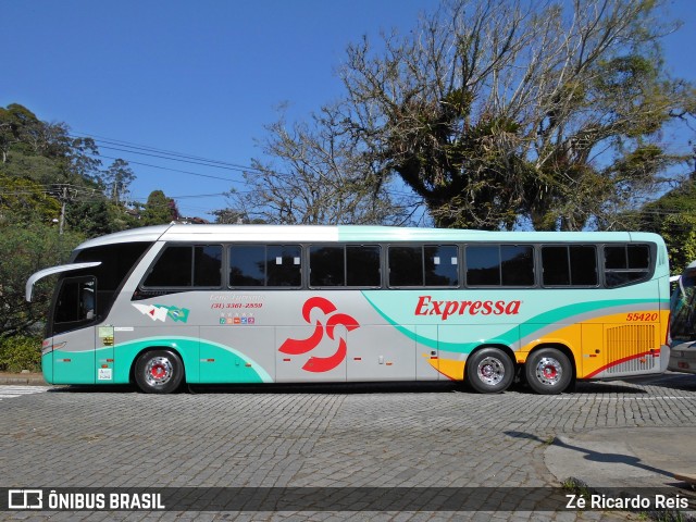 Expressa Turismo 55420 na cidade de Petrópolis, Rio de Janeiro, Brasil, por Zé Ricardo Reis. Número da foto: #7928545.