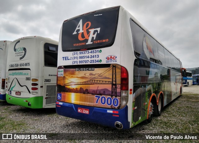 A&F Turismo 7000 na cidade de Aparecida, São Paulo, Brasil, por Vicente de Paulo Alves. ID da foto: 7928714.