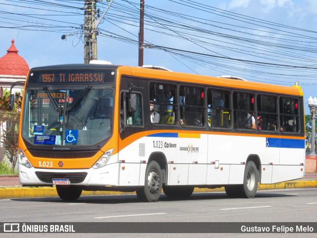Cidade Alta Transportes 1.023 na cidade de Recife, Pernambuco, Brasil, por Gustavo Felipe Melo. Número da foto: #7927711.