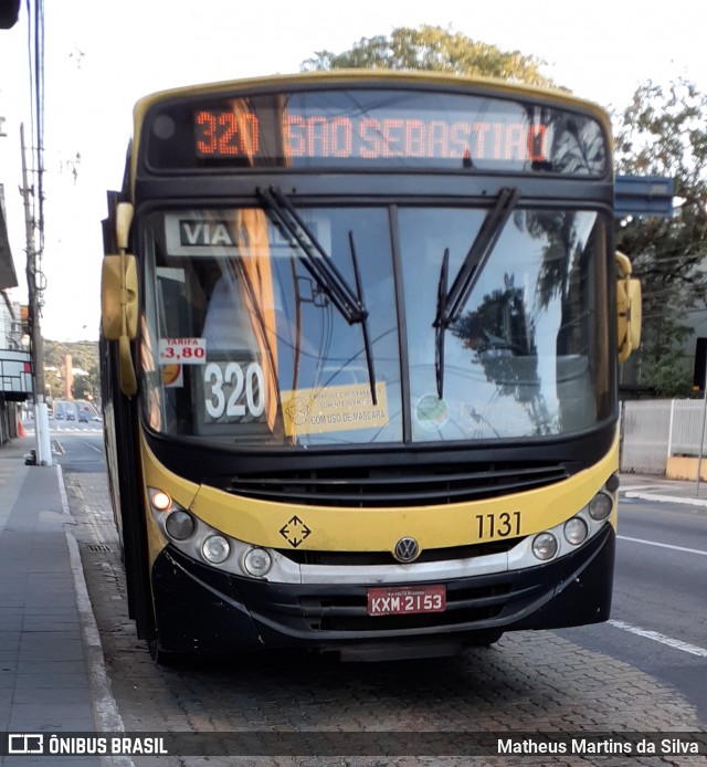 Viação Sul Fluminense 1131 na cidade de Volta Redonda, Rio de Janeiro, Brasil, por Matheus Martins da Silva. ID da foto: 7926978.