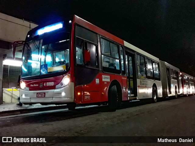 Express Transportes Urbanos Ltda 4 8880 na cidade de São Paulo, São Paulo, Brasil, por Matheus  Daniel. ID da foto: 7928793.