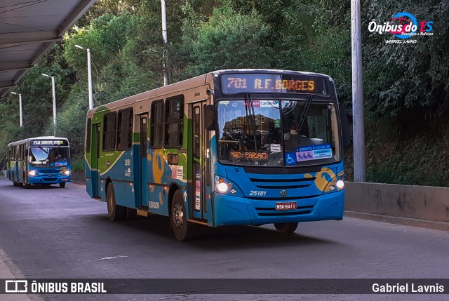 Viação Satélite 25181 na cidade de Cariacica, Espírito Santo, Brasil, por Gabriel Lavnis. Número da foto: #7929078.