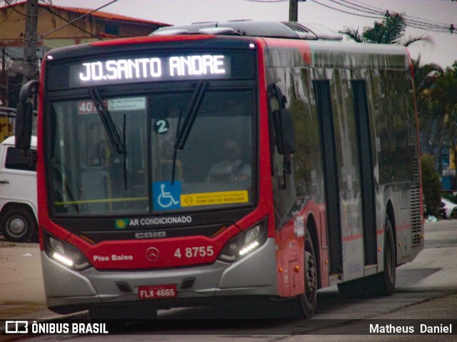 Express Transportes Urbanos Ltda 4 8755 na cidade de São Paulo, São Paulo, Brasil, por Matheus  Daniel. Número da foto: #7930369.