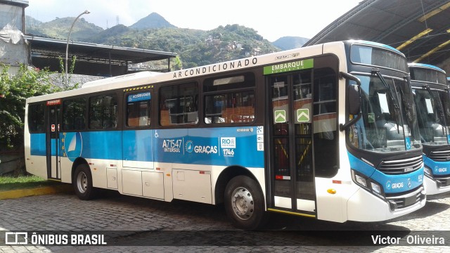 Viação Nossa Senhora das Graças A71547 na cidade de Rio de Janeiro, Rio de Janeiro, Brasil, por Victor  Oliveira. Número da foto: #7926968.