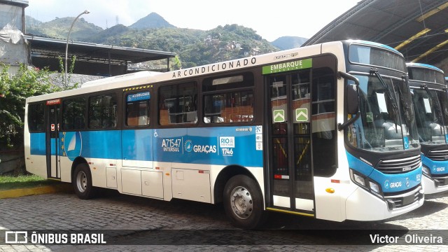 Viação Nossa Senhora das Graças A71547 na cidade de Rio de Janeiro, Rio de Janeiro, Brasil, por Victor  Oliveira. ID da foto: 7926968.