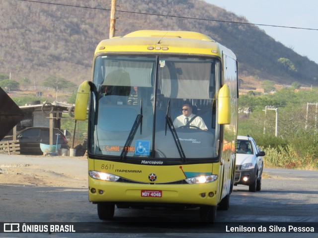 Viação Itapemirim 8611 na cidade de Taquaritinga do Norte, Pernambuco, Brasil, por Lenilson da Silva Pessoa. ID da foto: 7929834.