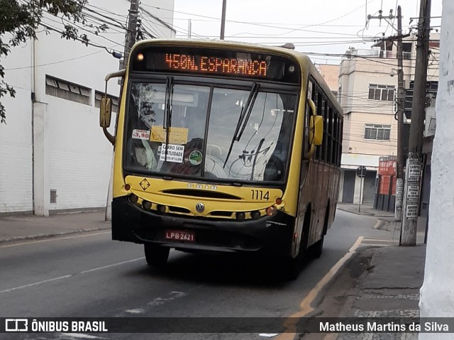 Viação Sul Fluminense 1114 na cidade de Volta Redonda, Rio de Janeiro, Brasil, por Matheus Martins da Silva. Número da foto: #7926980.