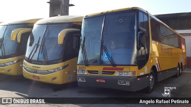 Viação Itapemirim 6801 na cidade de Rio de Janeiro, Rio de Janeiro, Brasil, por Angelo Rafael Petinate. ID da foto: 7927818.