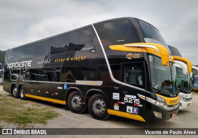 Expresso Nordeste 5215 na cidade de Aparecida, São Paulo, Brasil, por Vicente de Paulo Alves. Número da foto: #7928643.