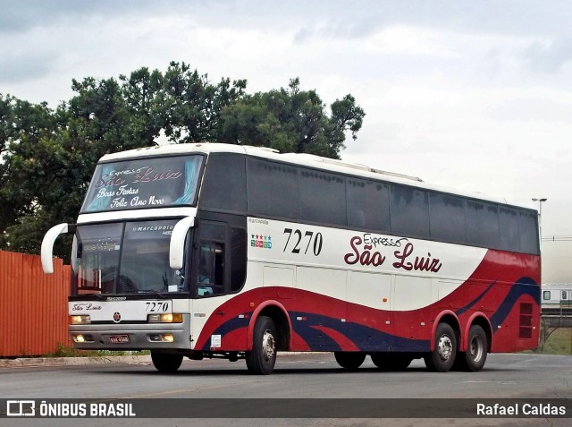 Expresso São Luiz 7270 na cidade de Brasília, Distrito Federal, Brasil, por Rafael Caldas. ID da foto: 7932914.