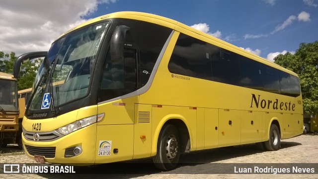 Viação Nordeste 1420 na cidade de Mossoró, Rio Grande do Norte, Brasil, por Luan Rodrigues Neves. Número da foto: #7930663.