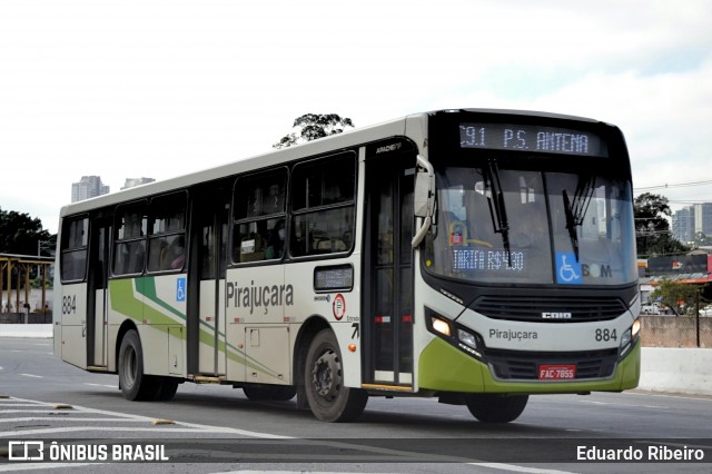 Viação Pirajuçara 884 na cidade de Taboão da Serra, São Paulo, Brasil, por Eduardo Ribeiro. Número da foto: #7933076.