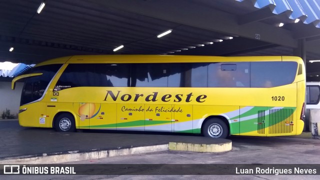 Viação Nordeste 1020 na cidade de Natal, Rio Grande do Norte, Brasil, por Luan Rodrigues Neves. Número da foto: #7930638.