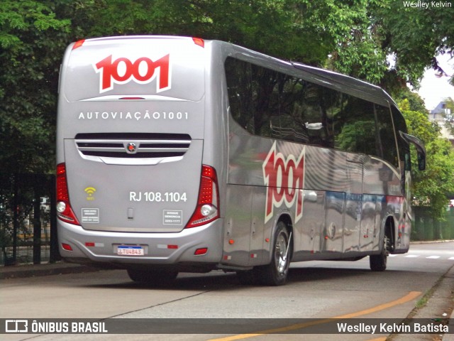 Auto Viação 1001 RJ 108.1104 na cidade de São Paulo, São Paulo, Brasil, por Weslley Kelvin Batista. ID da foto: 7933802.