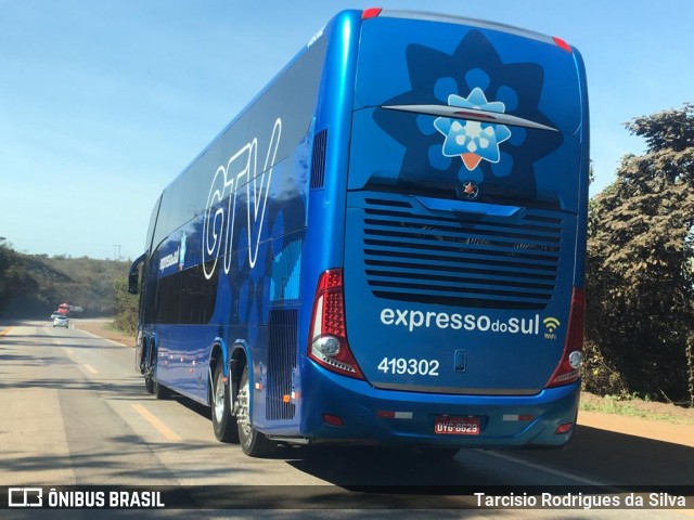 Expresso do Sul 419302 na cidade de Congonhas, Minas Gerais, Brasil, por Tarcisio Rodrigues da Silva. Número da foto: #7933691.
