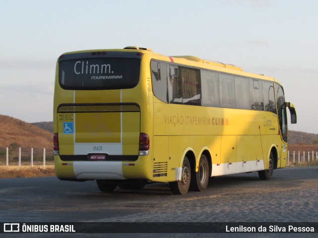Viação Itapemirim 8611 na cidade de Taquaritinga do Norte, Pernambuco, Brasil, por Lenilson da Silva Pessoa. Número da foto: #7935543.