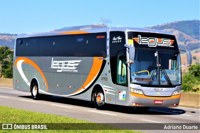 Legus Transporte e Turismo 2700 na cidade de Roseira, São Paulo, Brasil, por Adriano Duarte. Número da foto: #7934389.
