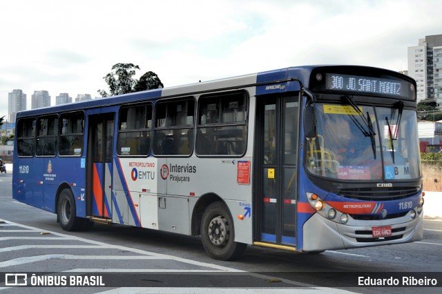 Viação Pirajuçara 11.610 na cidade de Taboão da Serra, São Paulo, Brasil, por Eduardo Ribeiro. Número da foto: #7934761.