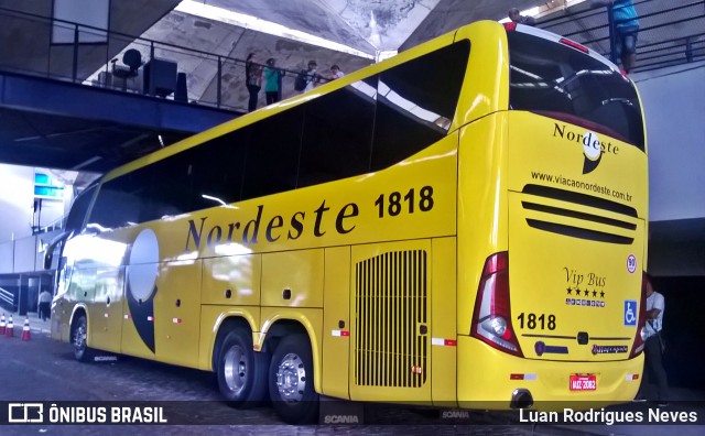Viação Nordeste 1818 na cidade de Fortaleza, Ceará, Brasil, por Luan Rodrigues Neves. Número da foto: #7933517.