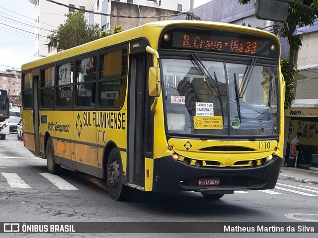 Viação Sul Fluminense 1110 na cidade de Volta Redonda, Rio de Janeiro, Brasil, por Matheus Martins da Silva. Número da foto: #7934668.