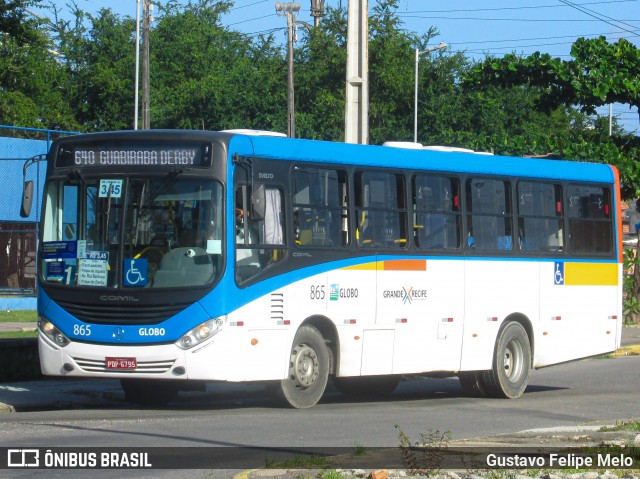 Transportadora Globo 865 na cidade de Recife, Pernambuco, Brasil, por Gustavo Felipe Melo. Número da foto: #7935804.