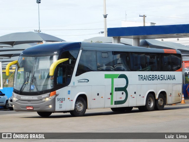 Transbrasiliana Transportes e Turismo 51023 na cidade de Goiânia, Goiás, Brasil, por Luiz  Lima. ID da foto: 7934986.