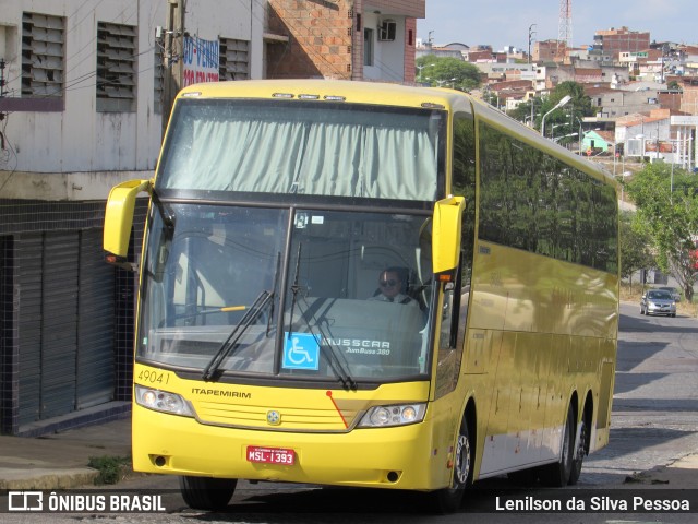 Viação Itapemirim 49041 na cidade de Caruaru, Pernambuco, Brasil, por Lenilson da Silva Pessoa. ID da foto: 7935726.