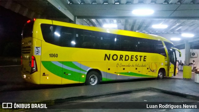 Viação Nordeste 1060 na cidade de Natal, Rio Grande do Norte, Brasil, por Luan Rodrigues Neves. Número da foto: #7933538.