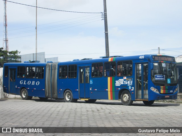 Transportadora Globo 409 na cidade de Recife, Pernambuco, Brasil, por Gustavo Felipe Melo. ID da foto: 7935277.