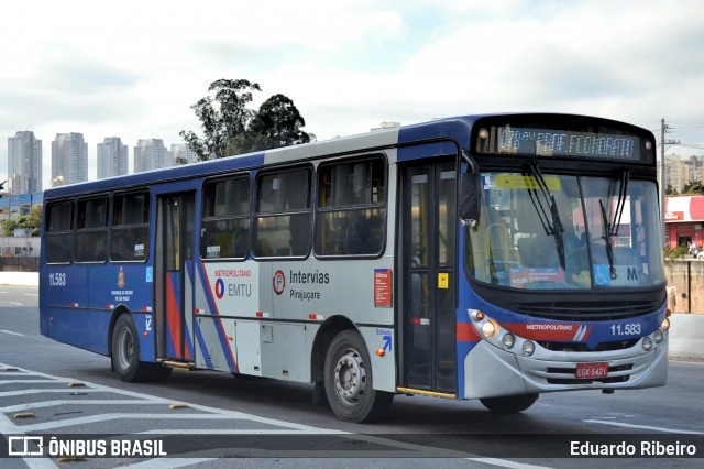 Viação Pirajuçara 11.583 na cidade de Taboão da Serra, São Paulo, Brasil, por Eduardo Ribeiro. ID da foto: 7934718.