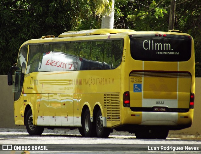 Viação Itapemirim 8835 na cidade de Fortaleza, Ceará, Brasil, por Luan Rodrigues Neves. Número da foto: #7935326.