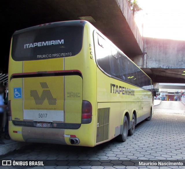 Viação Itapemirim 5017 na cidade de Belo Horizonte, Minas Gerais, Brasil, por Maurício Nascimento. Número da foto: #7934624.