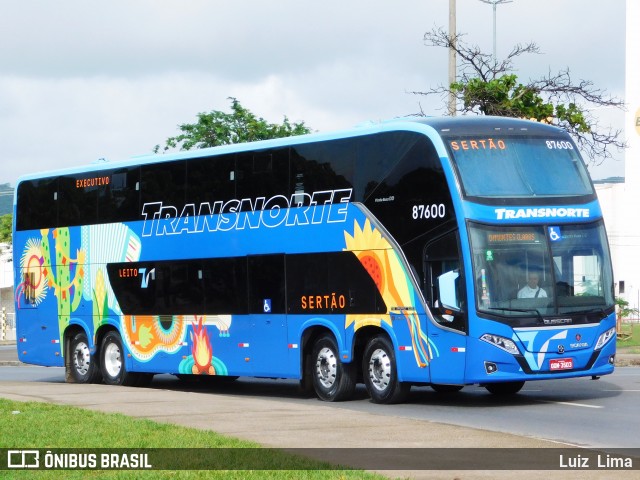 Transnorte - Transporte e Turismo Norte de Minas 87600 na cidade de Montes Claros, Minas Gerais, Brasil, por Luiz  Lima. ID da foto: 7934896.