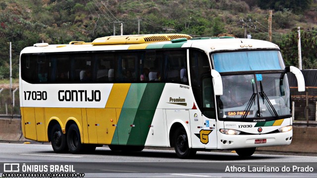 Empresa Gontijo de Transportes 17030 na cidade de Aparecida, São Paulo, Brasil, por Athos Lauriano do Prado. ID da foto: 7937078.