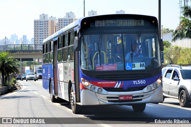 Viação Pirajuçara 11.560 na cidade de Taboão da Serra, São Paulo, Brasil, por Eduardo Ribeiro. ID da foto: 7937671.