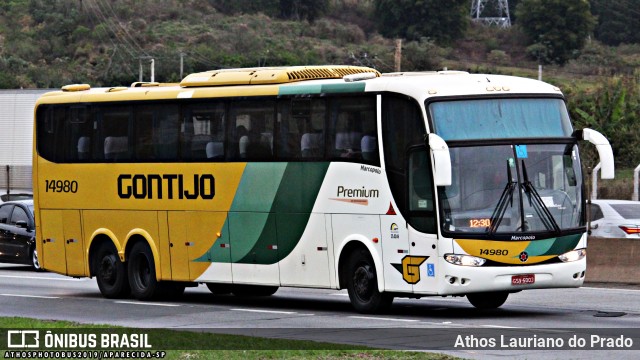 Empresa Gontijo de Transportes 14980 na cidade de Aparecida, São Paulo, Brasil, por Athos Lauriano do Prado. ID da foto: 7937074.