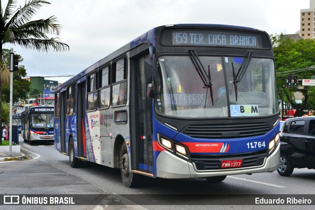 Viação Pirajuçara 11.764 na cidade de Taboão da Serra, São Paulo, Brasil, por Eduardo Ribeiro. ID da foto: 7938220.