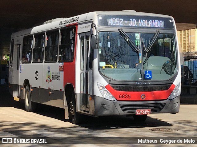 Expresso Itamarati 6835 na cidade de São José do Rio Preto, São Paulo, Brasil, por Matheus  Geyger de Melo. ID da foto: 7938633.