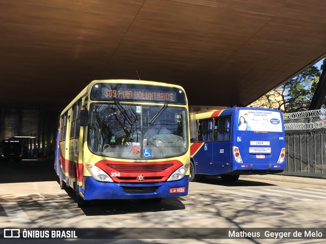 Circular Santa Luzia > Protetora Transportes 354 na cidade de São José do Rio Preto, São Paulo, Brasil, por Matheus  Geyger de Melo. ID da foto: 7937484.