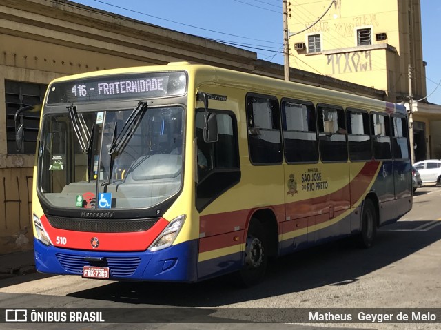 Circular Santa Luzia > Protetora Transportes 510 na cidade de São José do Rio Preto, São Paulo, Brasil, por Matheus  Geyger de Melo. Número da foto: #7937402.