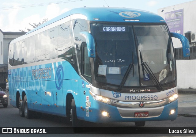 Auto Viação Progresso 6155 na cidade de Garanhuns, Pernambuco, Brasil, por Lucas Silva. ID da foto: 7940396.