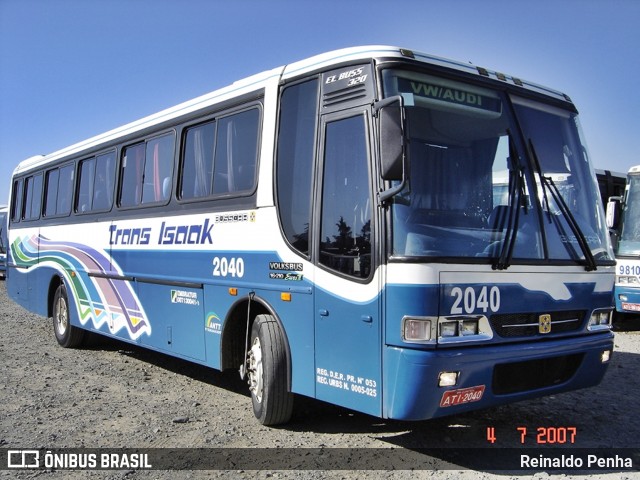 Trans Isaak Turismo 2040 na cidade de Curitiba, Paraná, Brasil, por Reinaldo Penha. ID da foto: 7939304.