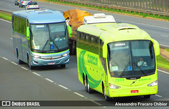 Viação Garcia 7899 na cidade de Campo Largo, Paraná, Brasil, por Alessandro Fracaro Chibior. Número da foto: #7940234.